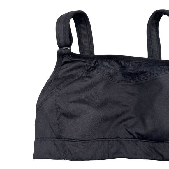 Syrokan High Impact Sports Bra WireFree Black 34DD - Picture 5 of 10